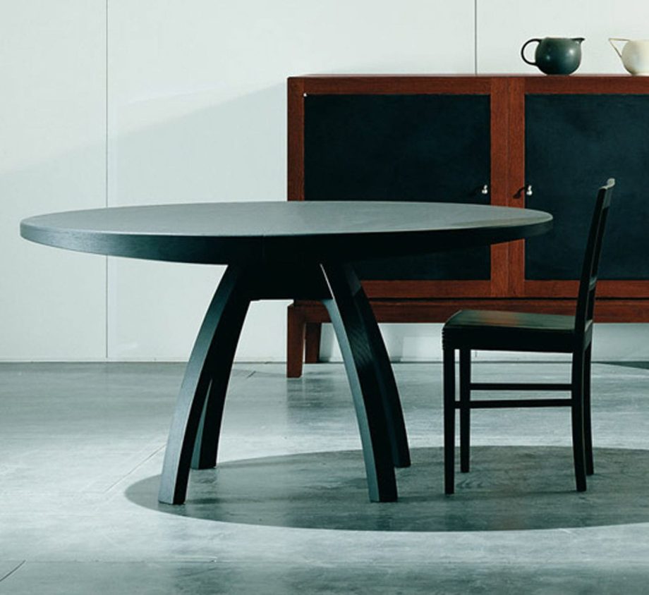 triangolo table stained oak estel triangolo